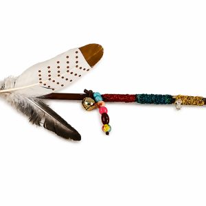 Prayer Stick - Double Feather