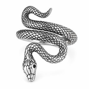 Sterling Silver Ajustable Serpant Ring